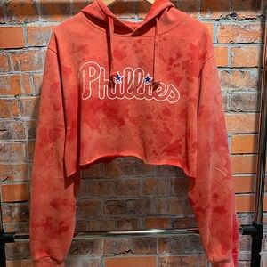 Custom made Phillies acid wash sweatshirt
